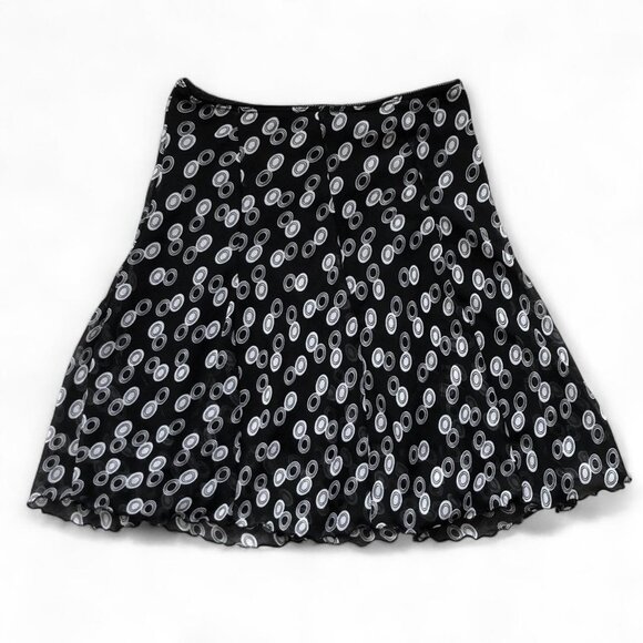 Vintage Vamp Polka-Dot Midi Skirt - Picture 4 of 5